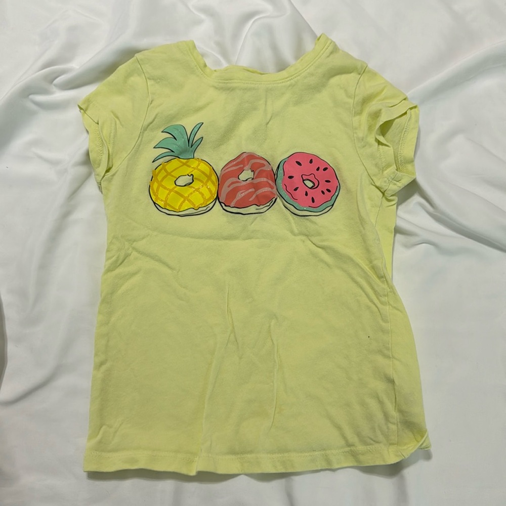 Tropical donut tshirt kids